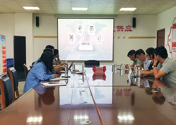 9月11日，物資集團(tuán)彬長(zhǎng)分公司來公司進(jìn)行陜煤物資商城推介工作.jpg